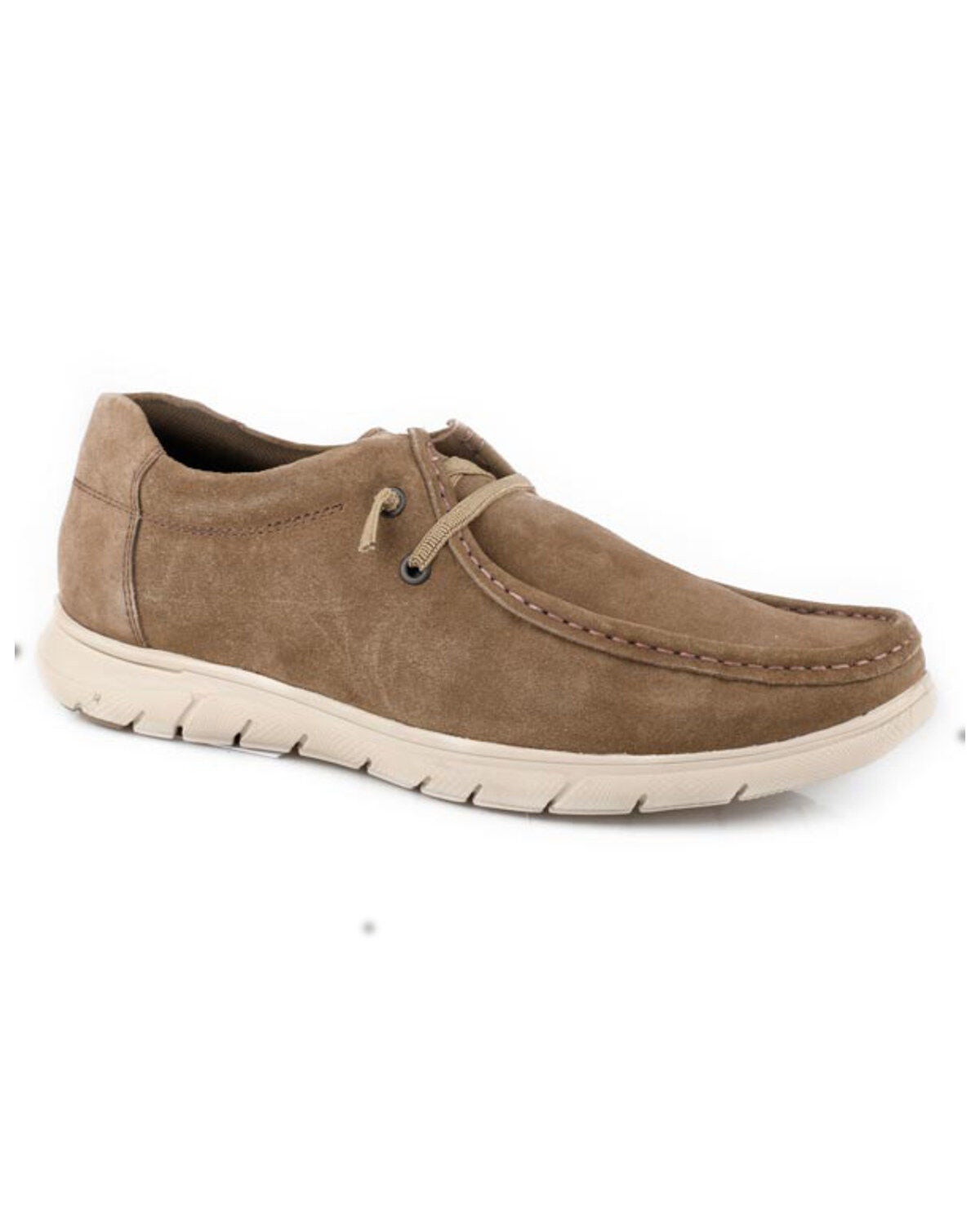 Roper Men's Cliff Casual Shoes - Moc Toe, Brown, hi-res