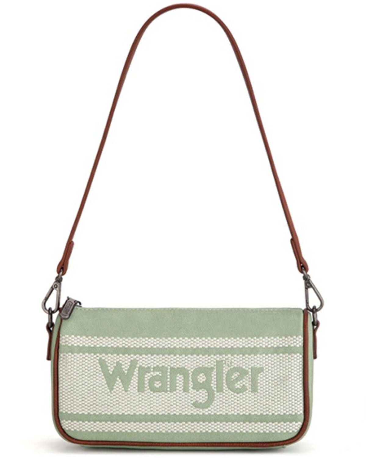 Image #1 - Wrangler Women's Logo Hobo Shoulder Bag, Green, hi-res