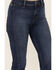 Image #2 - Shyanne Women's Luna High Rise Flare Stretch Denim Jeans, Dark Wash, hi-res