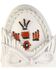 Minnetonka Women's Smooth Leather Thunderbird Moccasins - Moc Toe, White, hi-res