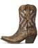 Image #2 - Ariat Women's Gemma Southwestern Print Western Boots - Snip Toe, Brown, hi-res