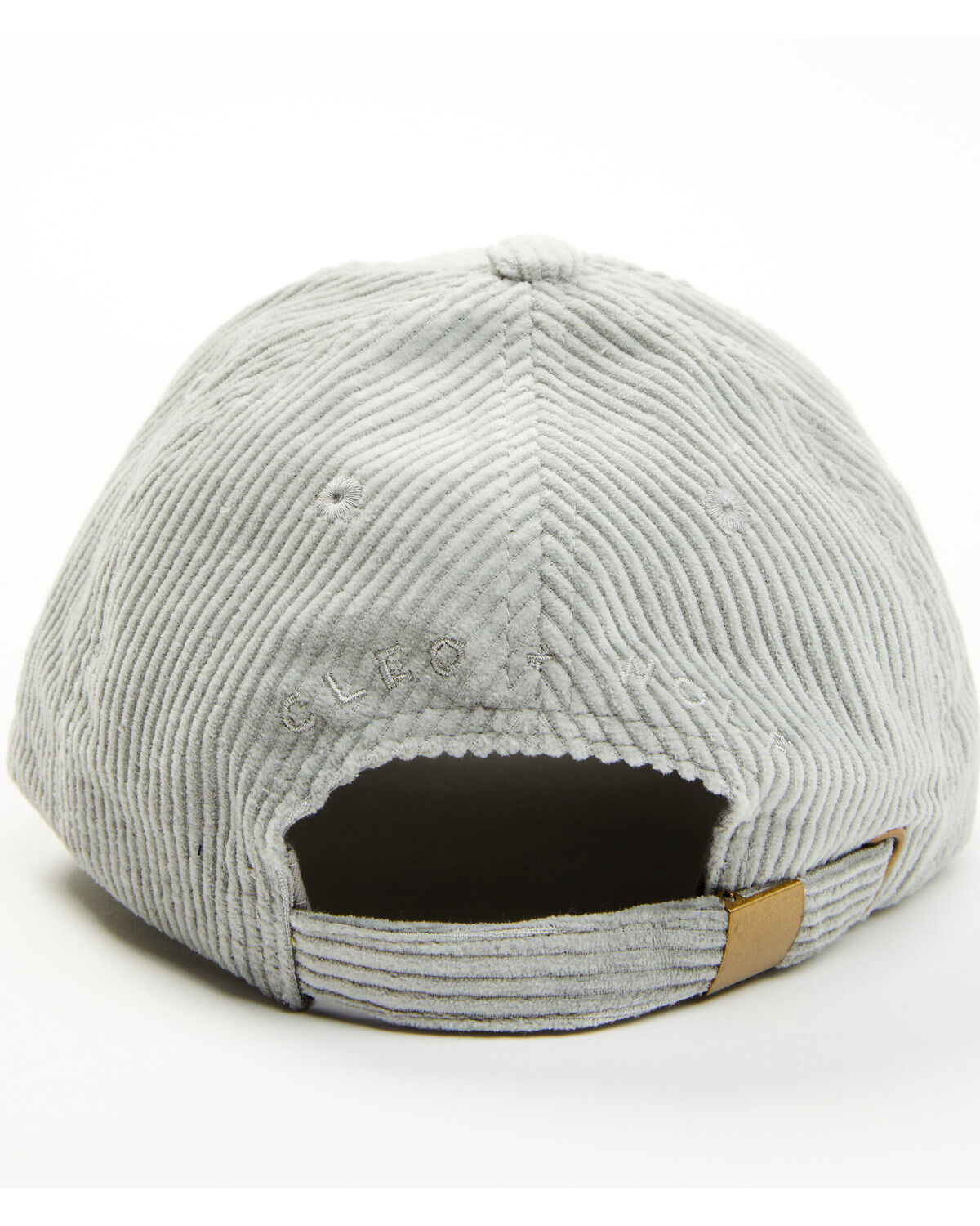 Image #3 - Cleo + Wolf Women's Solid Corduroy Ball Cap, Grey, hi-res