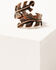 Shyanne Women's Copper Concho & Longhorn Earring Set, Rust Copper, hi-res