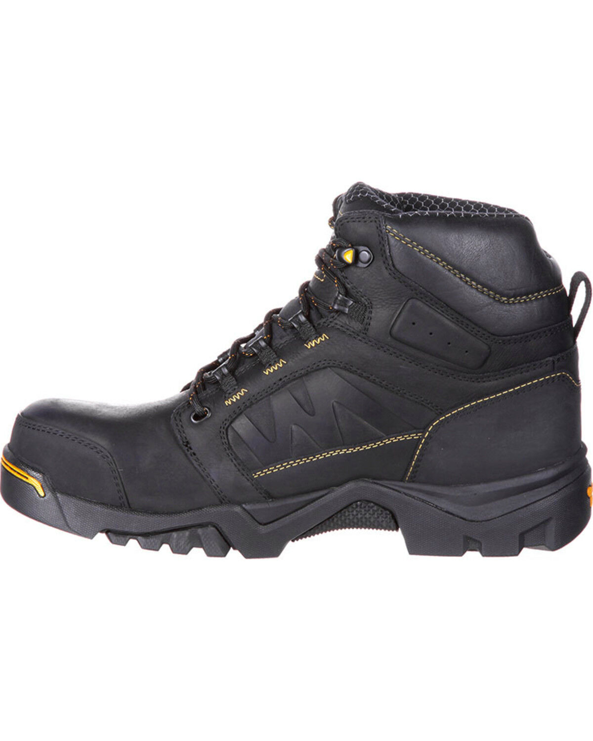 Image #3 - Georgia Boot Men's Amplitude Waterproof 6" Boots - Composite Toe, Black, hi-res