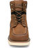 Image #4 - Justin Men's Bristol 6" Lace-Up Waterproof Moc Work Boots - Steel Toe, Brown, hi-res