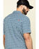 Image #5 - Hawx Men's Skyhawk Indigo Plaid Short Sleeve Work Shirt, , hi-res