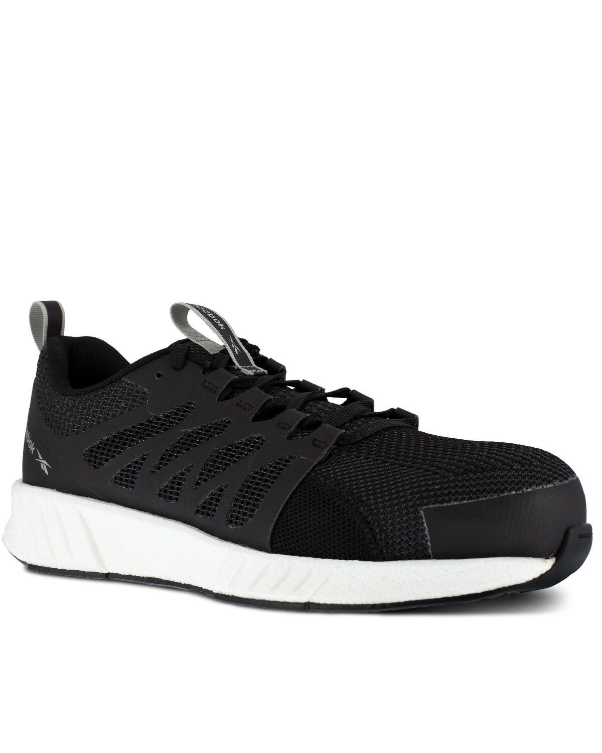 Reebok Men's Flexweave Work Shoes - Composite Toe, Black, hi-res