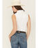 Image #4 - Shyanne Women's Embroidered Sleeveless Button-Down Western Shirt, White, hi-res
