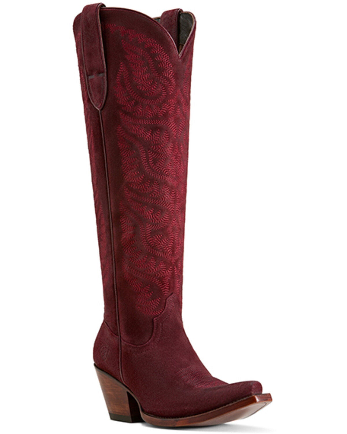 Ariat Women's Laramie StretchFit Tall Western Boots - Snip Toe, Red, hi-res