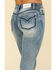 Image #4 - Shyanne Women's Medium Bling Faux Flap Bootcut Jeans, , hi-res