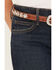 Image #2 - Wrangler Girls' Dark Wash Bespoke Trouser Stretch Denim Jeans, Dark Wash, hi-res