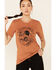 Image #1 - Ali Dee Women's Heather Autumn Wild Like The West Graphic Short Sleeve Tee , , hi-res