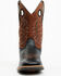 Image #4 - RANK 45® Men's Warrior Performance Western Boots - Broad Square Toe, Black/brown, hi-res