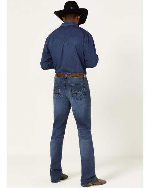 Cody James Men's Howdy Medium Dark Wash Stretch Slim Straight Jeans , Dark Medium Wash, hi-res