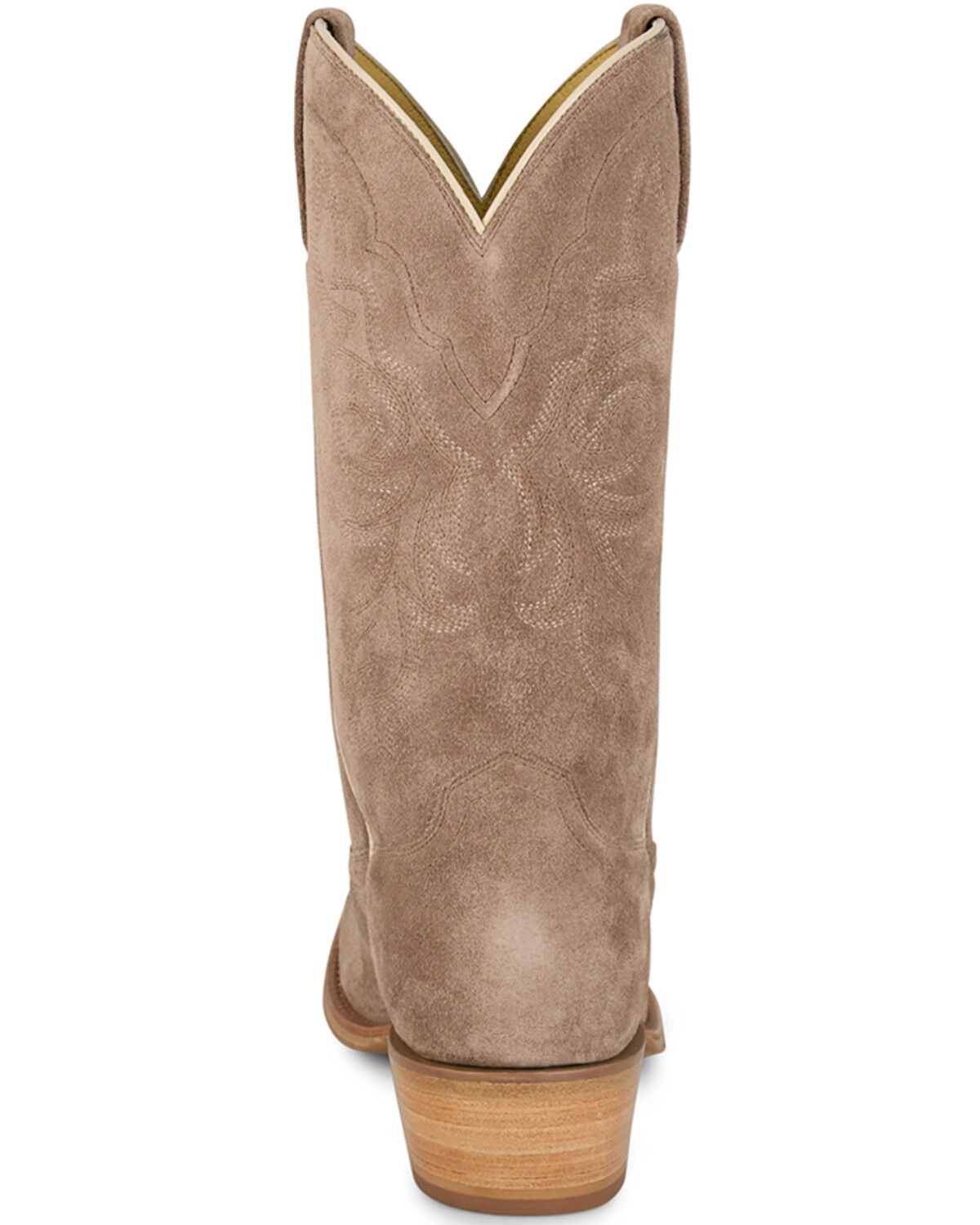 Image #5 - Tony Lama Men's Plano Suede Western Boots - Round Toe, Taupe, hi-res