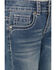 Image #2 - Shyanne Girls' Zig Zag Vertical Pocket Stretch Bootcut Jeans - Big, , hi-res