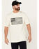 Image #1 - Hawx Men's Camo Flag Short Sleeve Graphic Work T-Shirt, Natural, hi-res