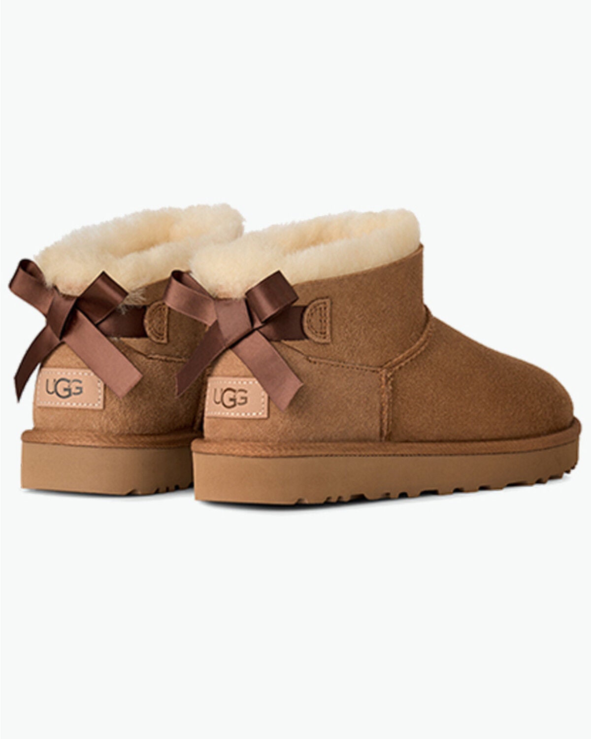Image #4 - UGG Women's Ultra Mini Bailey Bow, Chestnut, hi-res