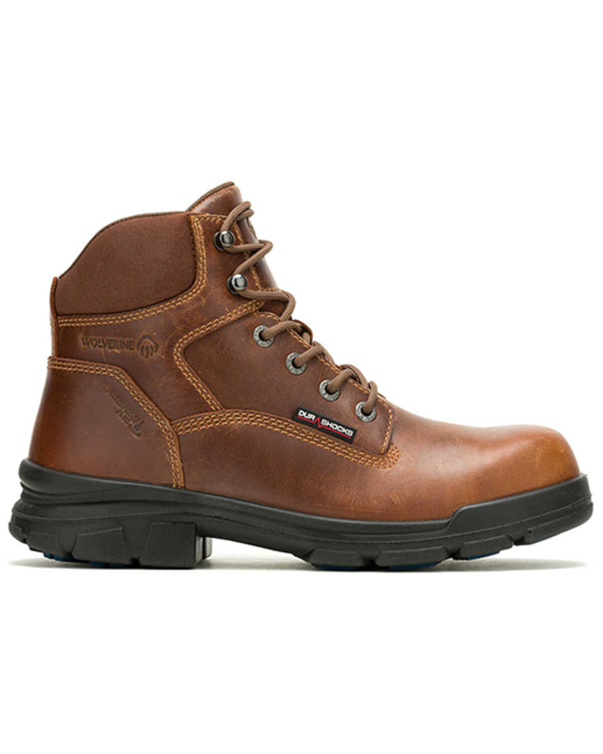 Image #2 - Wolverine Men's Durashocks Icon Waterproof Work Boots - Soft Toe, Tan, hi-res