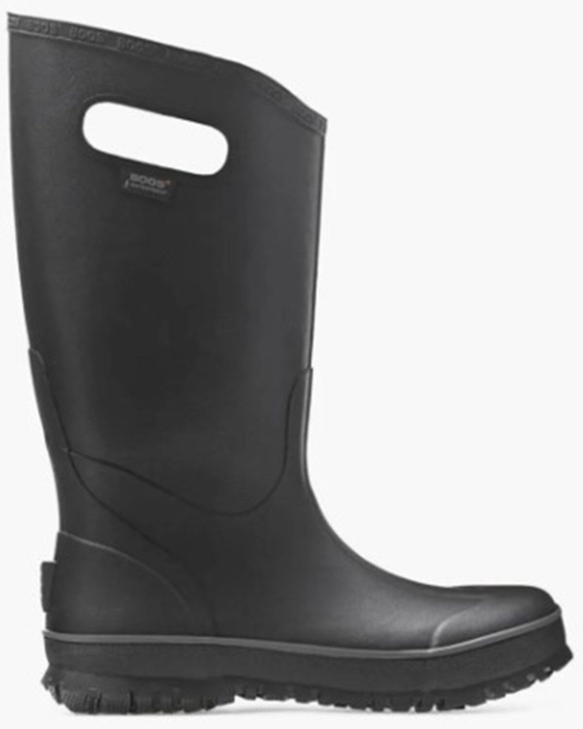 Image #2 - Bogs Men's Rainboot Waterproof Work Boots - Round Toe, Black, hi-res