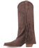 Image #3 - Dingo Women's Spirit Trail Fringe Tall Western Boots - Round Toe, Brown, hi-res