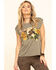 Image #1 - Rodeo Quincy Women's Libby Longhorn Rolled Cuff Tee  , , hi-res