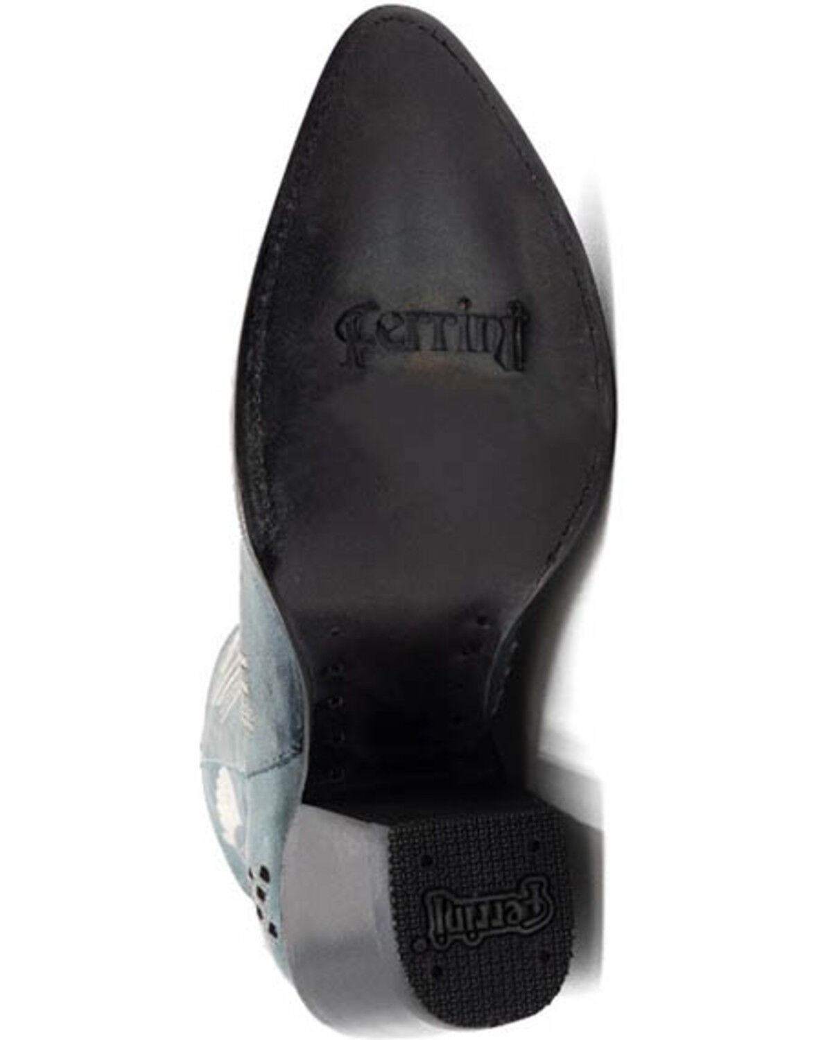 Ferrini Women's Stacey Round Toe Ankle Boots Handcrafted - Purple 6101148
