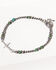 Image #2 - Paige Wallace Women's Tiny Cross Navajo Pearl Bracelet, Silver, hi-res