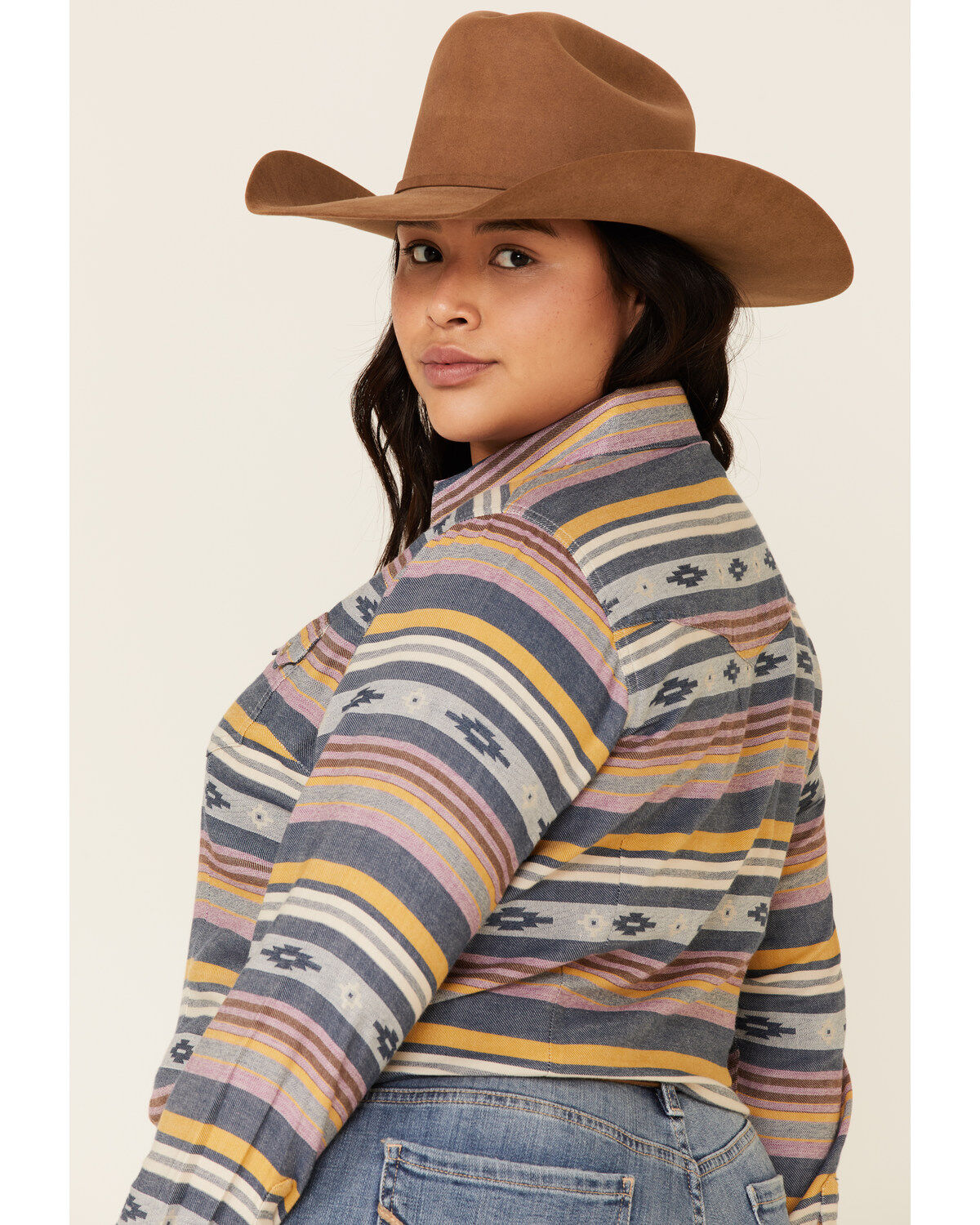 Image #5 - Ariat Women's R.E.A.L. Sunset Beauty Long Sleeve Western Shirt - Plus, , hi-res