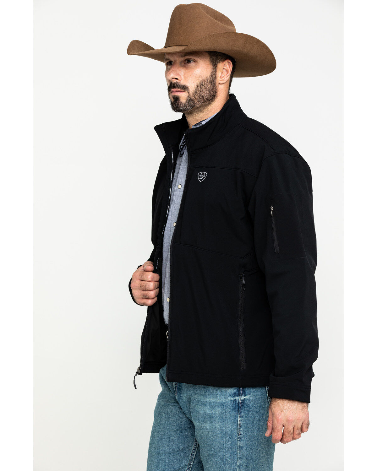 Image #3 - Ariat Men's Vernon 2.0 Softshell Jacket - Big & Tall, , hi-res