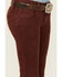 Image #2 - Shyanne Girls' Pull-on Stretch Flare Jeans, Mahogany, hi-res