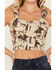 Image #3 - Blue B Women's Western Jacquard Buckle Bustier, Natural, hi-res