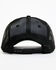 Image #3 - RANK 45® Men's Logo Patch Mesh Back Ball Cap, Black, hi-res