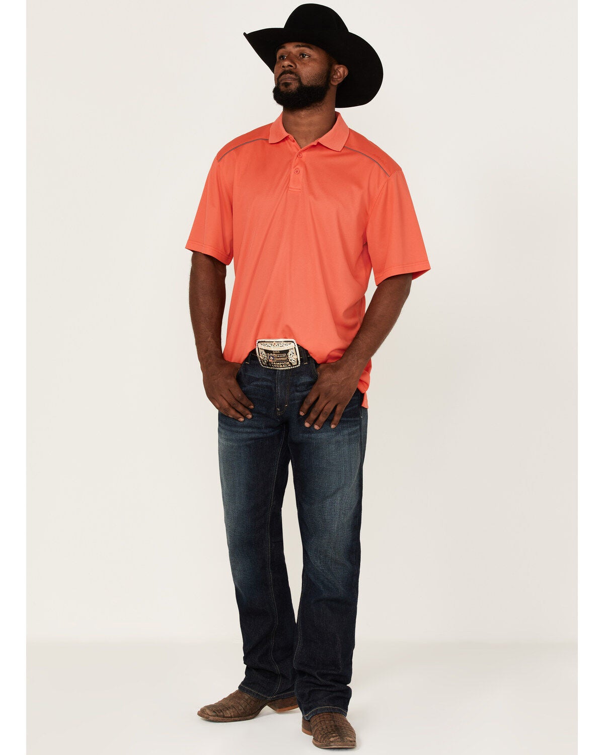 Image #2 - Ariat Men's Tek 2.0 Hibiscus Polo Shirt, , hi-res