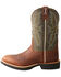 Twisted X Men's Tech X Western Boots - Broad Square Toe, Green, hi-res