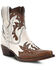 Image #1 - Circle G Women's Outlay Western Booties - Snip Toe, White, hi-res