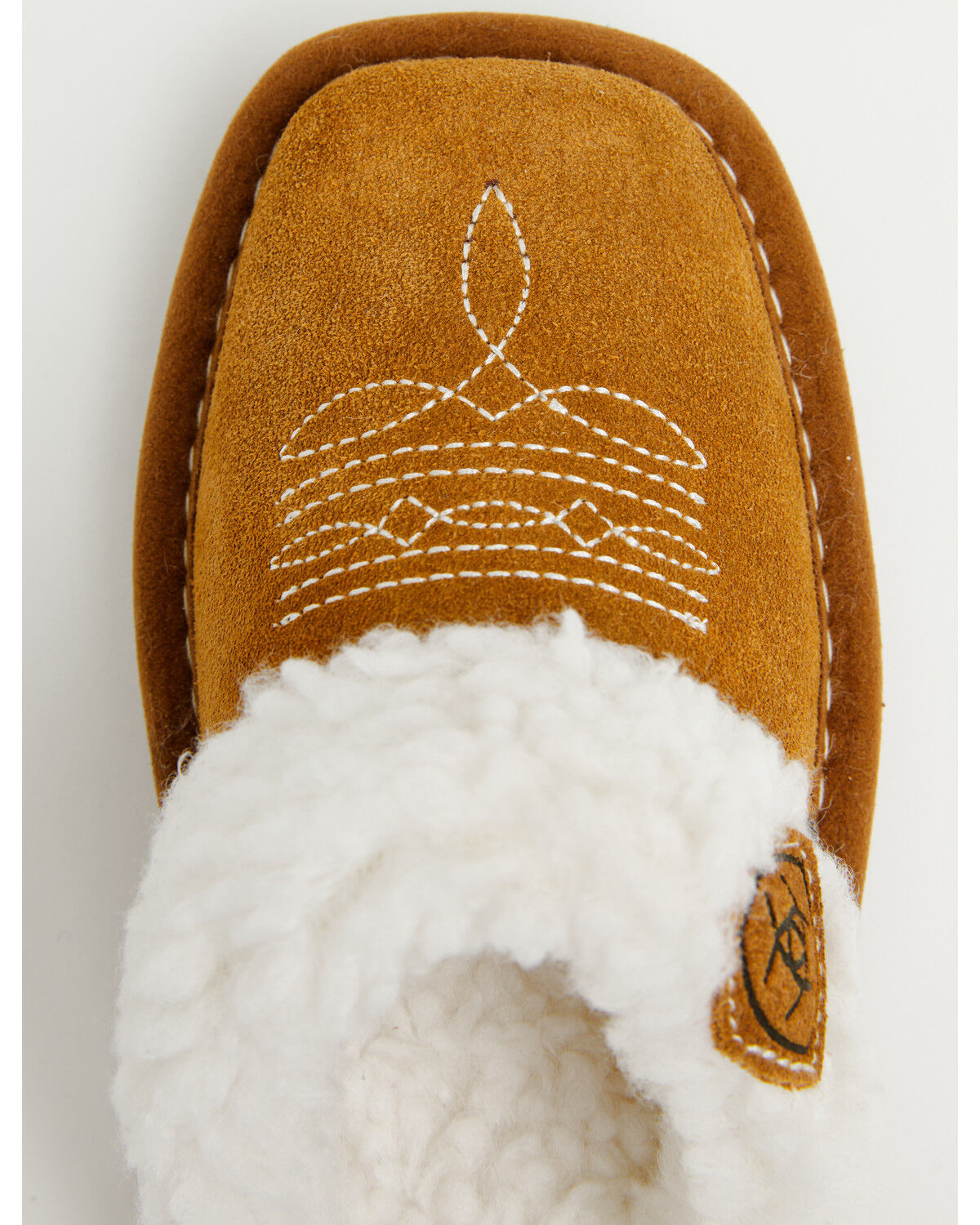 Image #5 - Ariat Girls' Jackie Square Toe Slippers, Chestnut, hi-res