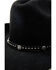 Image #2 - Cody James Black Cross Concho Hat Band, Black, hi-res