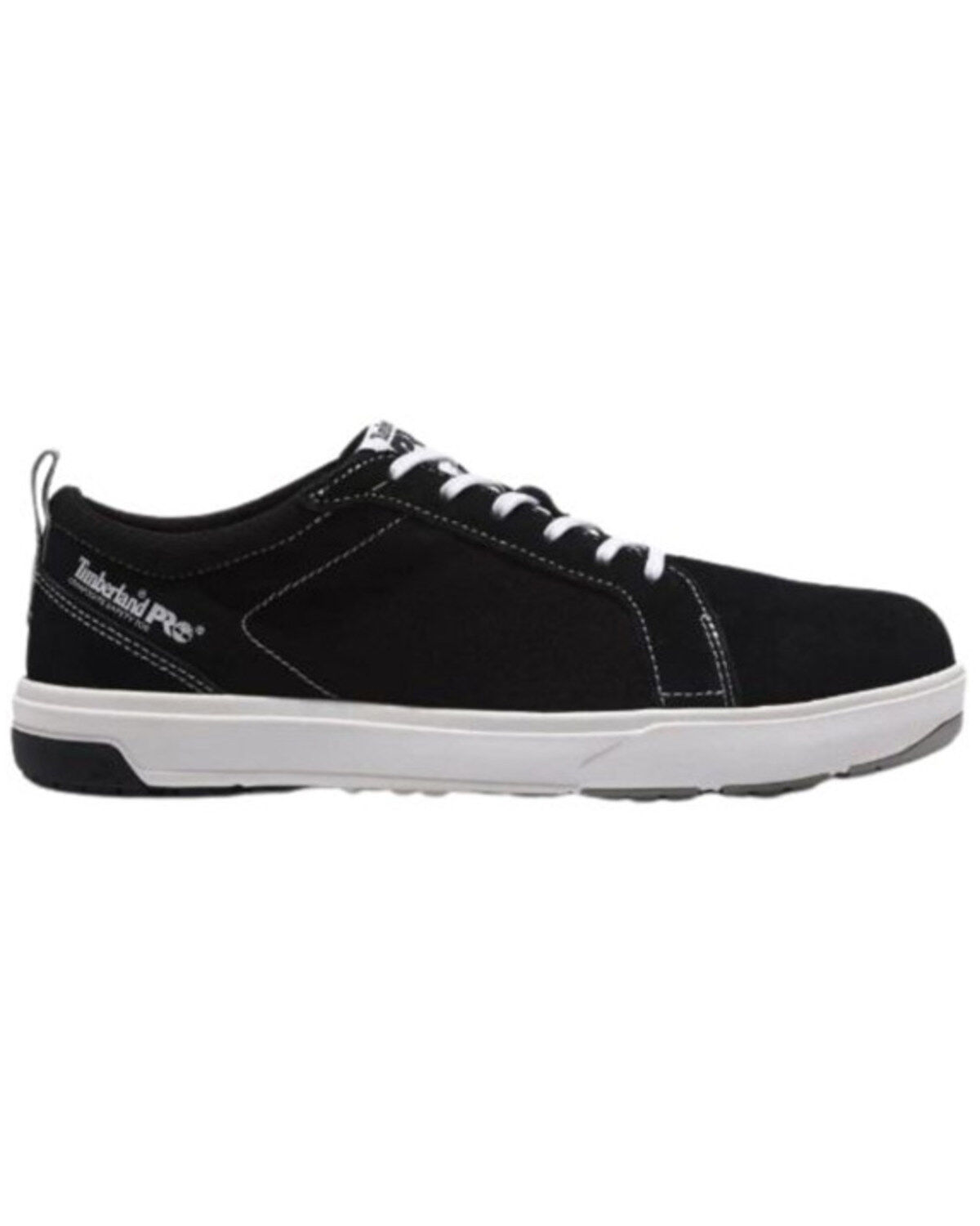 Image #2 - Timberland PRO Men's Greenstride Oxford Work Shoes - Composite Toe, Black/white, hi-res