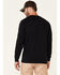 Hawx Men's Solid Forge Long Sleeve Work Pocket T-Shirt - Big, Black, hi-res