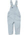 Image #1 - Wrangler Infant Girls' Grace Light Wash Denim Overalls, Light Wash, hi-res