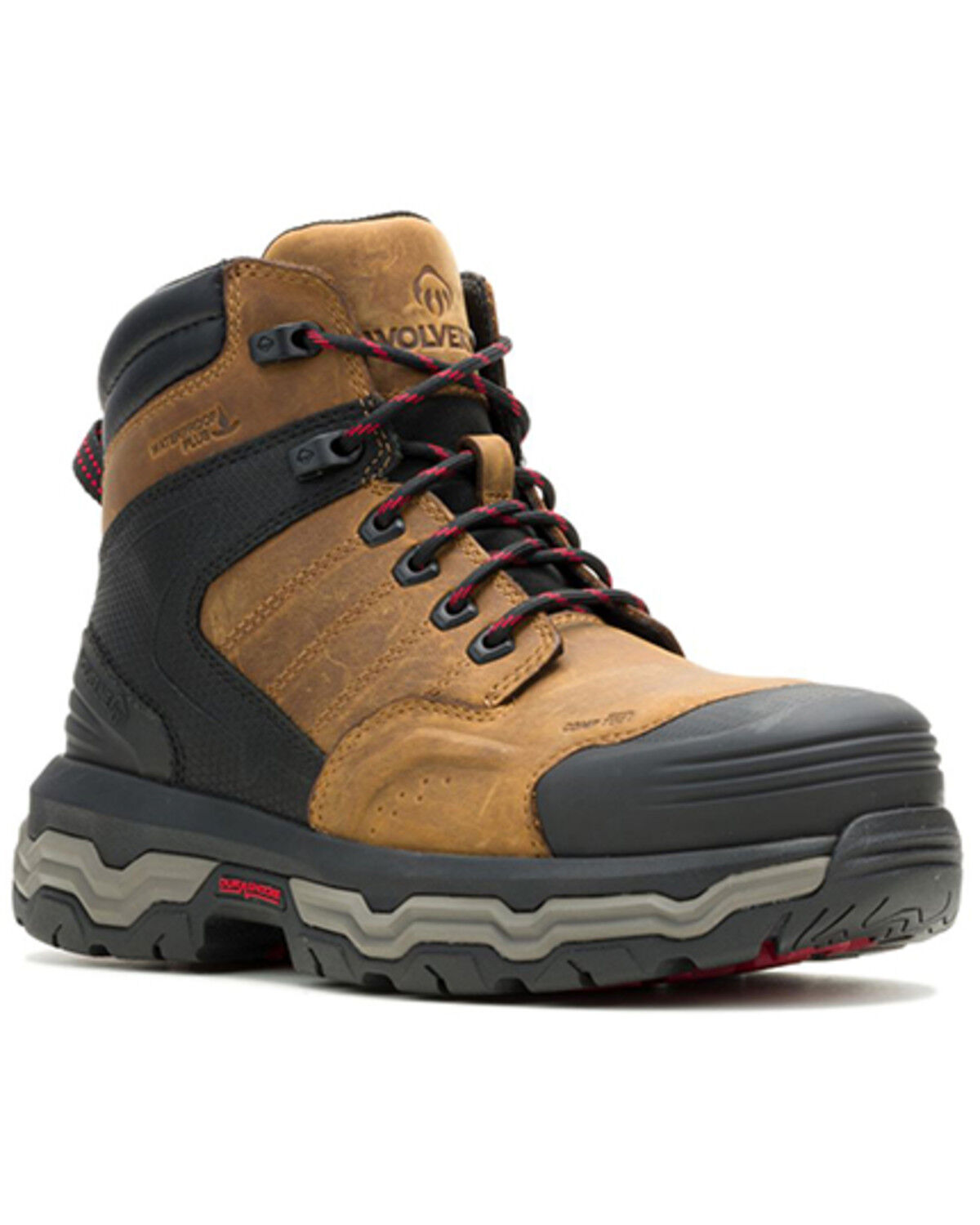 Image #1 - Wolverine Men's Alpha Infinity System 6" CarbonMax® Work Boots - Composite Toe, Tan, hi-res