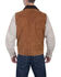 Image #5 - Scully Men's Two Tone Concealed Carry Suede Vest - Big, Coffee, hi-res