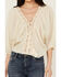 Image #3 - Miss Me Women's Long Sleeve Geo Crochet Top, , hi-res
