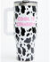 Image #1 - Boot Barn 40oz Cool It Cowboy Tumbler With Handle, Black/white, hi-res