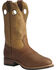 Image #1 - Boulet Men's Super Roper Western Boots - Round Toe, , hi-res