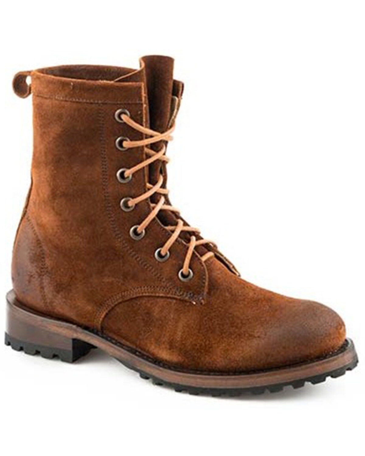 Stetson Women's Sam Western Boots - Round Toe, Brown, hi-res
