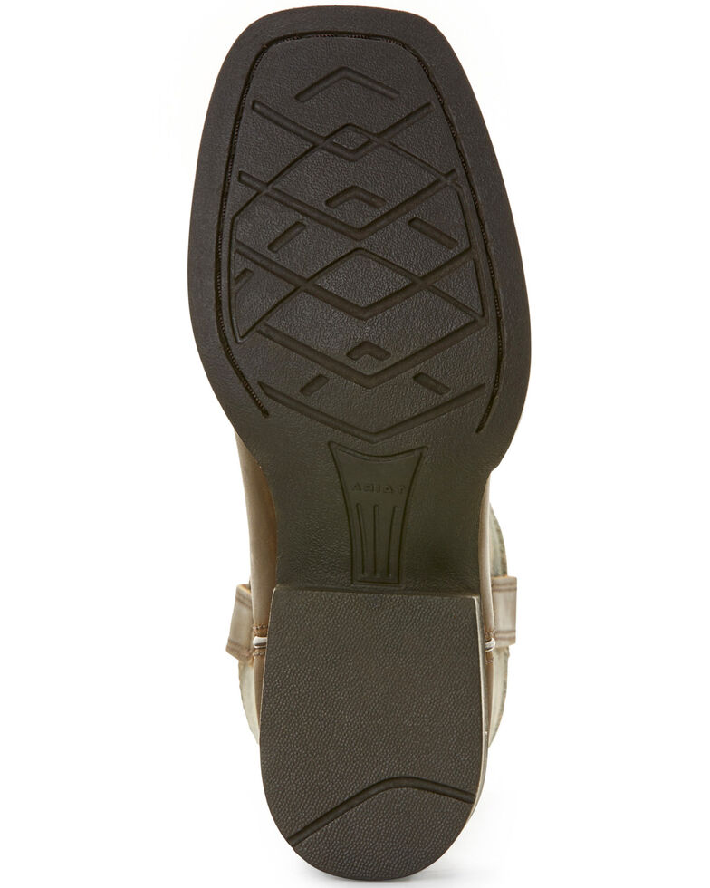 Ariat Kid's Youth Patriot American Flag Western Boots Wide Square Toe