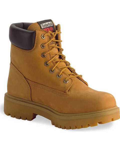Timberland PRO Men's 6" Insulated Waterproof Boots - Steel Toe, Wheat, hi-res