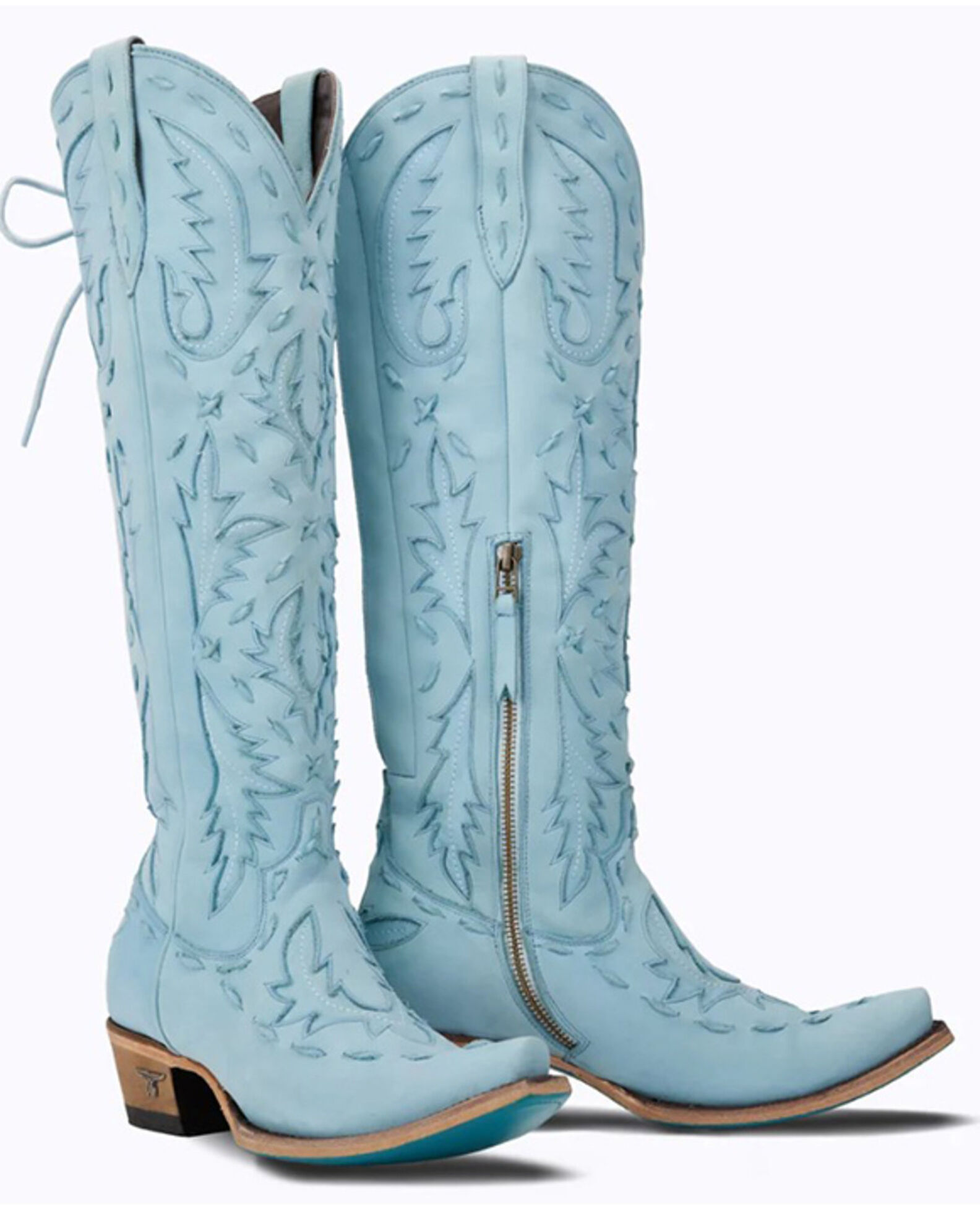 Blue western boots deals